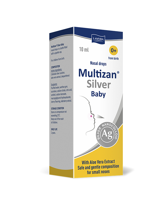 Multizan® Silver Baby, nasal drops